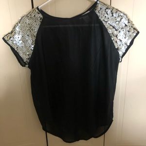bar III sheer sequence top